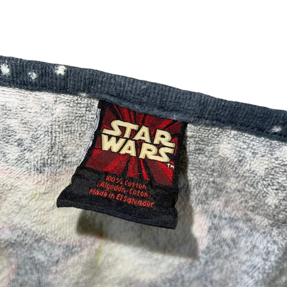 Vintage Star Wars Beach Towel Naboo N1 Starfighter Trade Federation Battleship